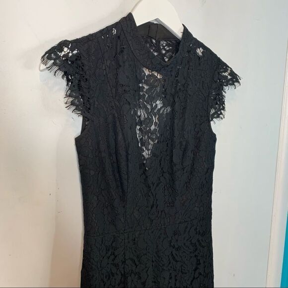 Fame and Partners Black Lace Maxi Dress - Picture 10 of 15